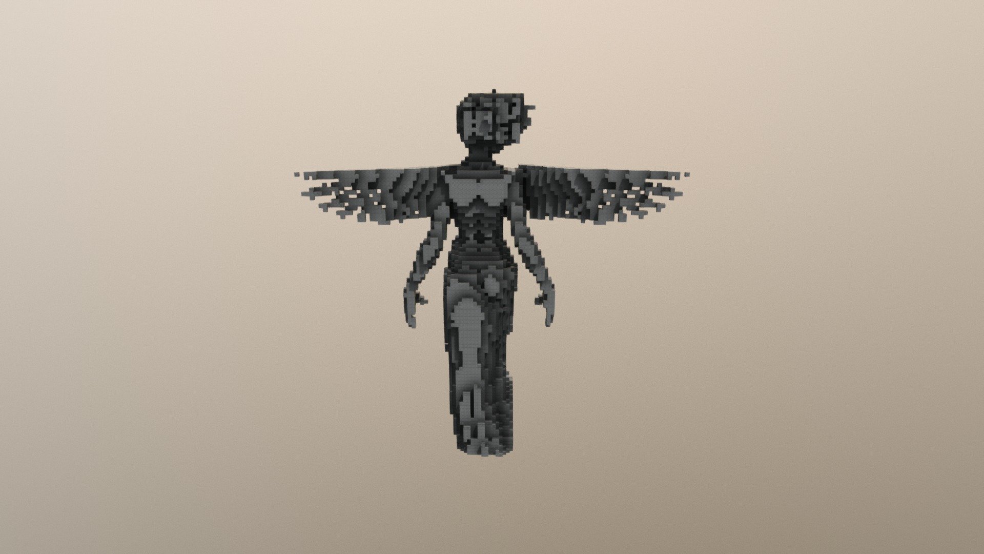 Angel Statue 1 Schematic 3d Model By Dan Letsmakethings [e1957e3] Sketchfab