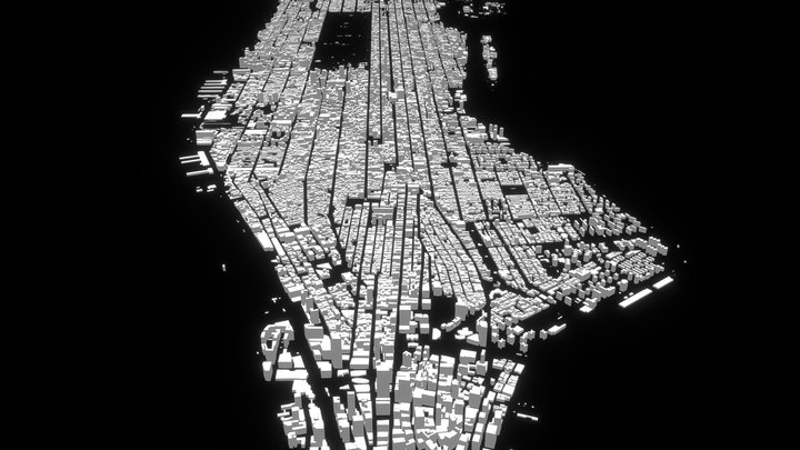 NEW YORK CITY 3D MAP 3D Model