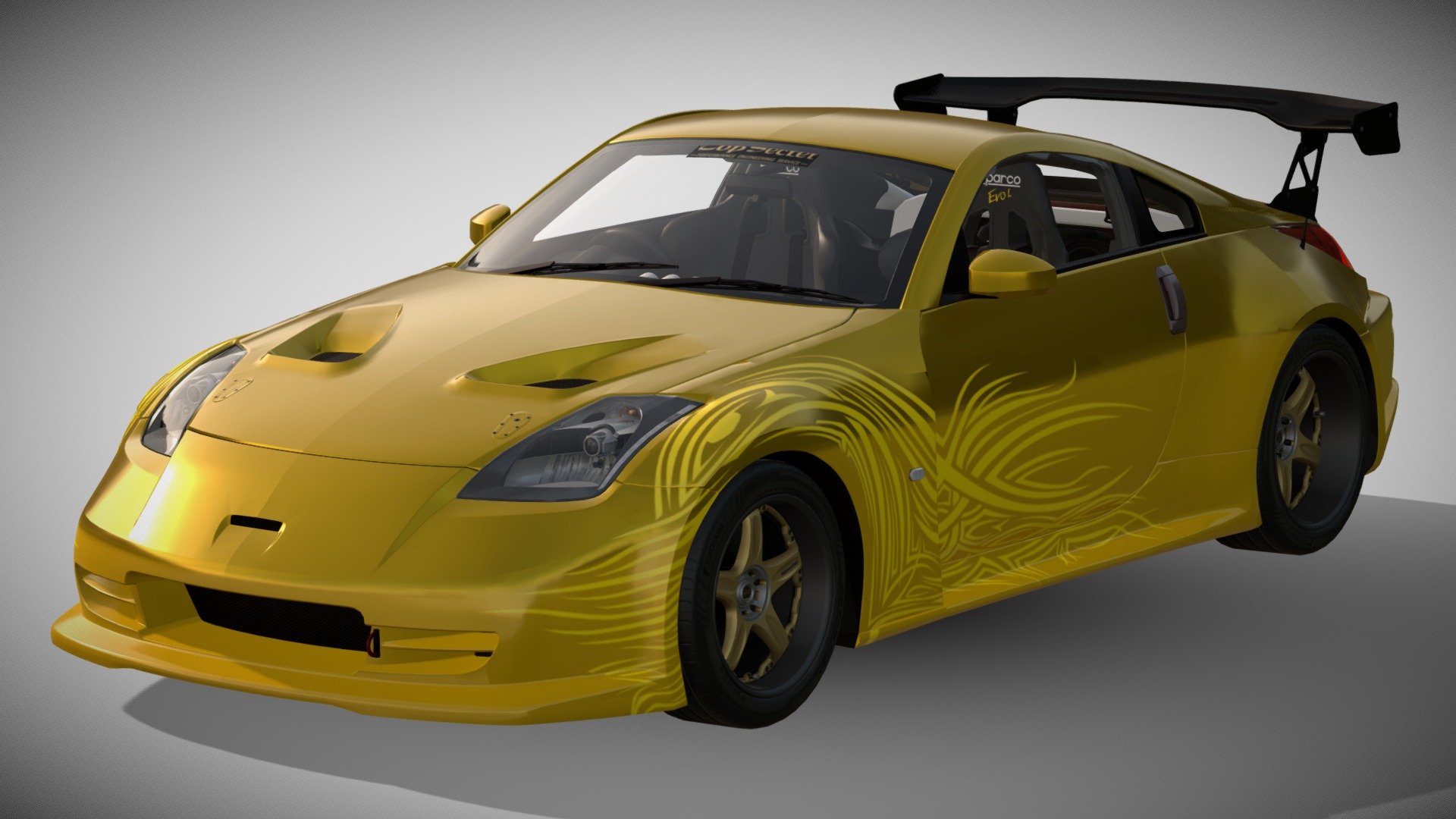 2003 Nissan 350Z Top Secret Z33 Super G-Force - Download Free 3D model ...