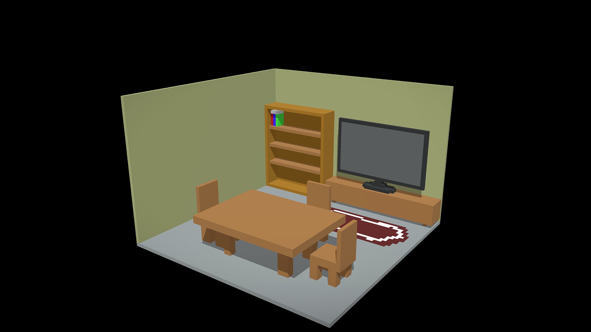 Room 01 - First 3d model