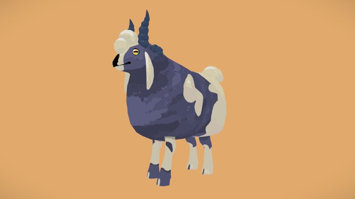 Stylized Sheep 3D Model