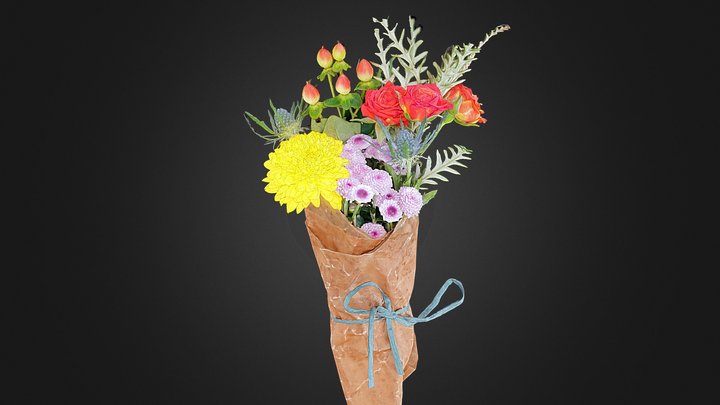 Mixed Flower Bouquet – Downloadable 3D Scan