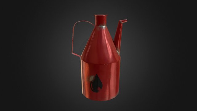 Old Oil Can 3D Model