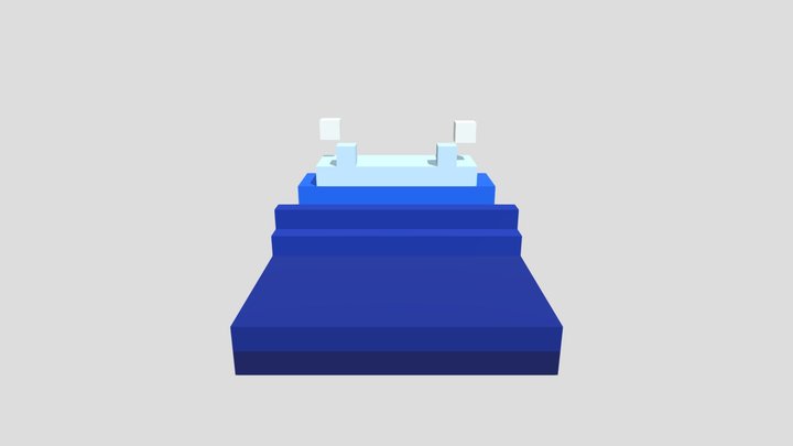 Nordic Wave - Voxel 32x32 (Animated) – Kostenloses 3D-Modell STL