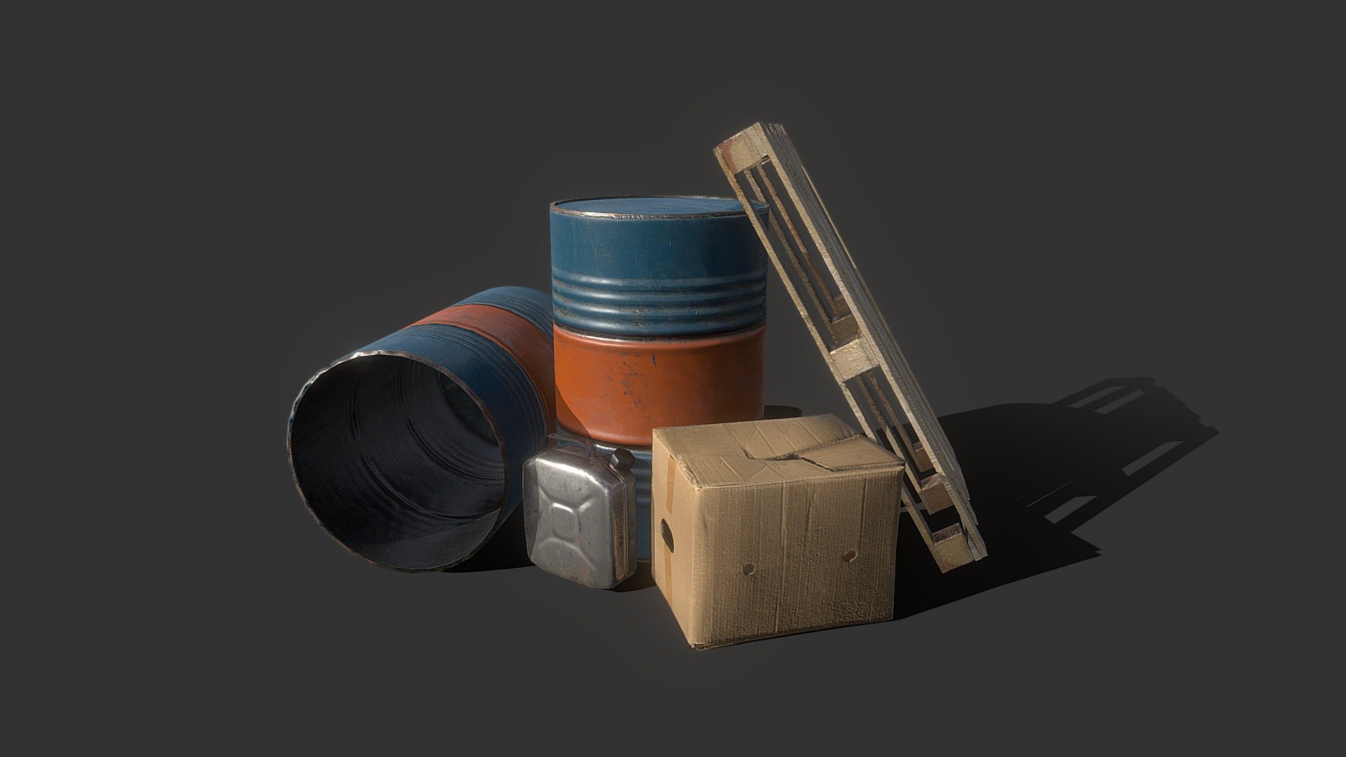 Realistic Varied Props (Optimized) - Buy Royalty Free 3D model by Yurii ...