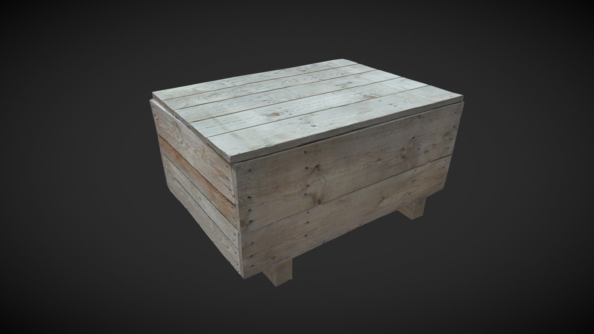 wooden box - Download Free 3D model by Treehouse Scans (@tomdee ...