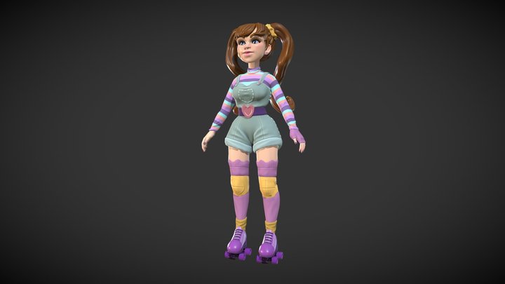Sherry (A Pose) 3D Model