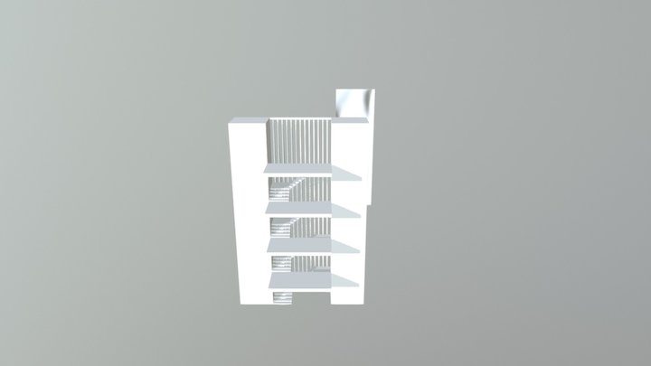 Envolvente Biblioteca - Daniel Zamudio 3D Model