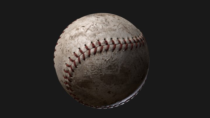 Baseball 3D Model