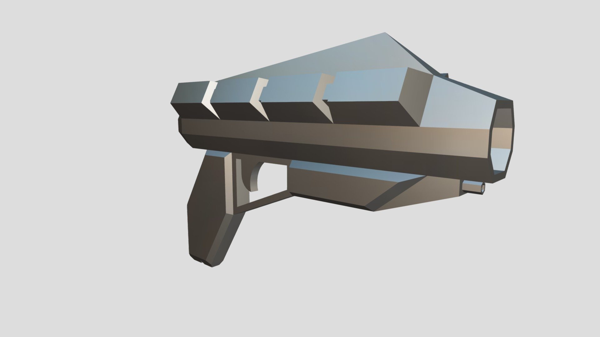 Simple Sci-fi Pistol - Download Free 3D model by Trockk (@Timrockk ...