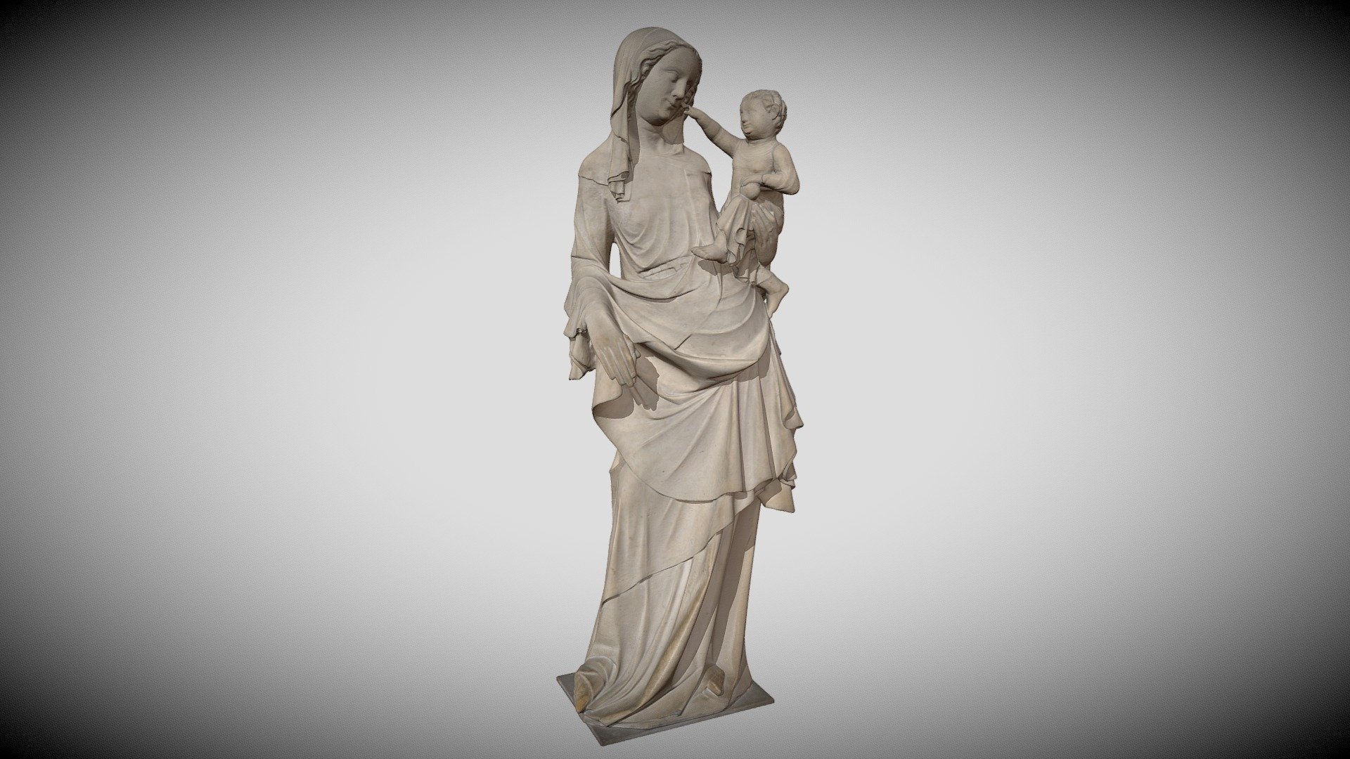 Onze Lieve Vrouw met kind - Download Free 3D model by meemoo, Flemish ...