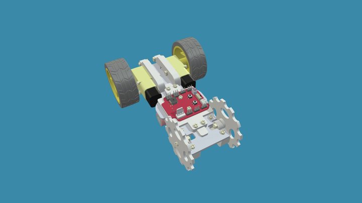 Montagem Robô Escalador 3D Model