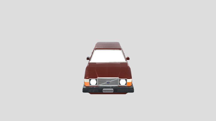 Volvo 244 3D Model