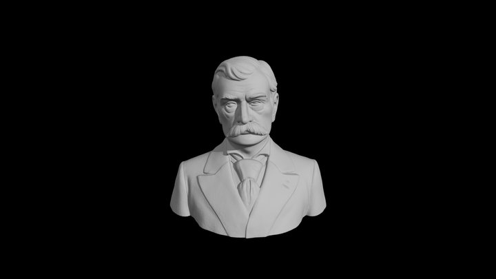 John Rankin Rogers bust 3D Model