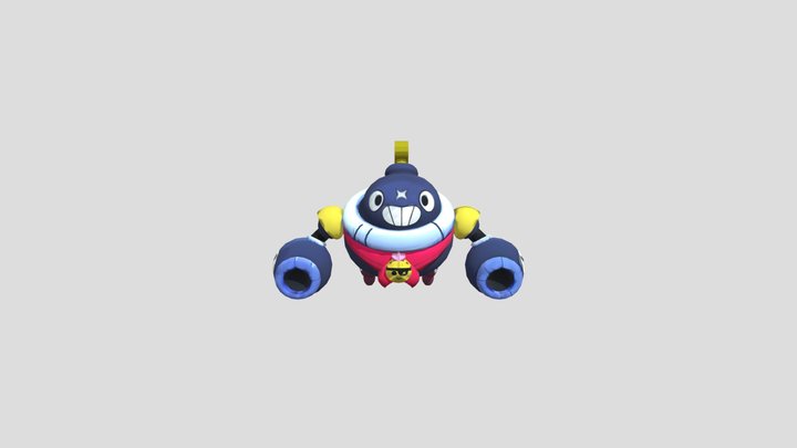 Tick of brawl stars 3D Model