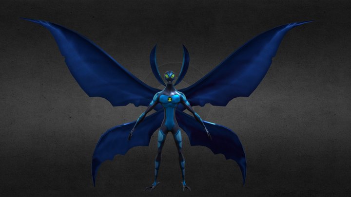 ben_10_alien_force vilgaxattacks bigchill 3D Model