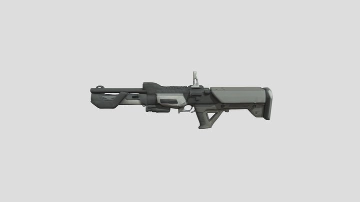 BlastX Weapon Prototype 3D Model
