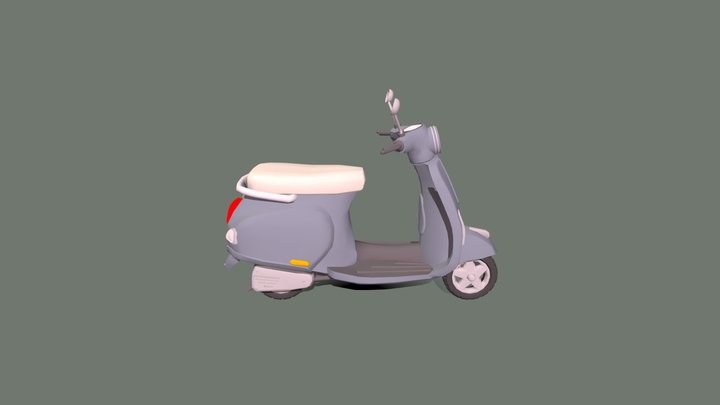 Vespa XL125 3D Model