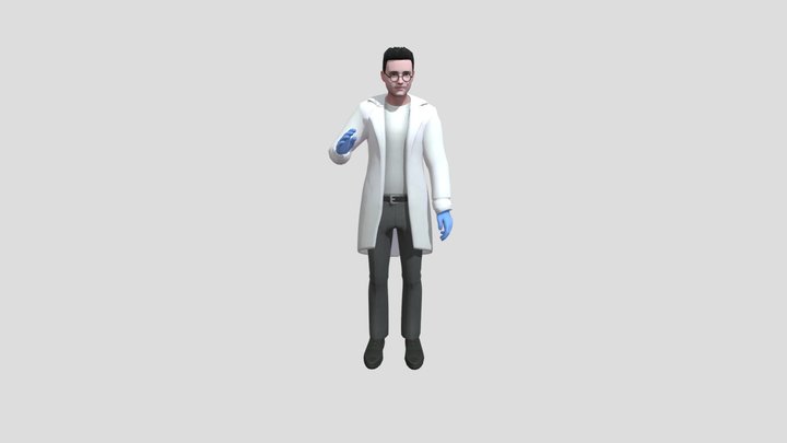 Waving 3D Model