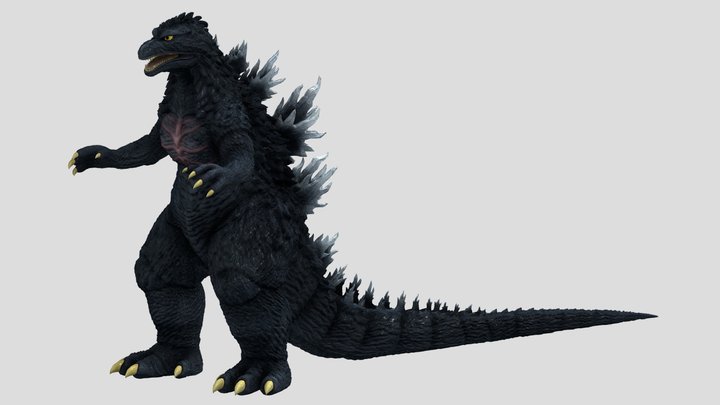Godzilla 2003 3D Model