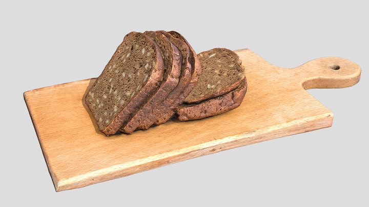 Sliced bread 3D Model