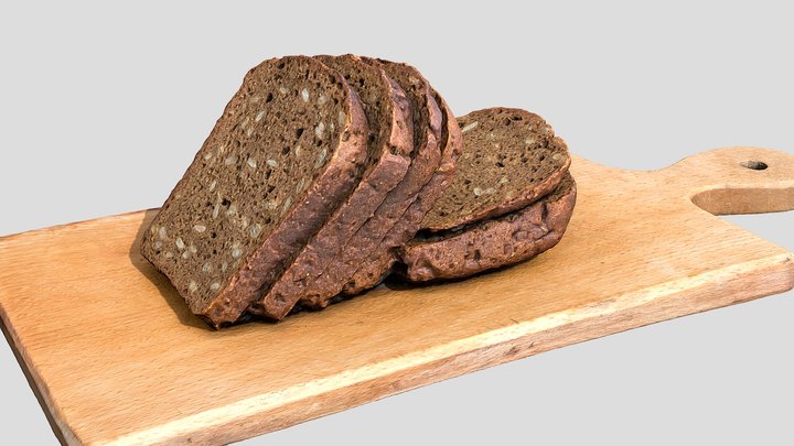 Sliced bread 3D Model