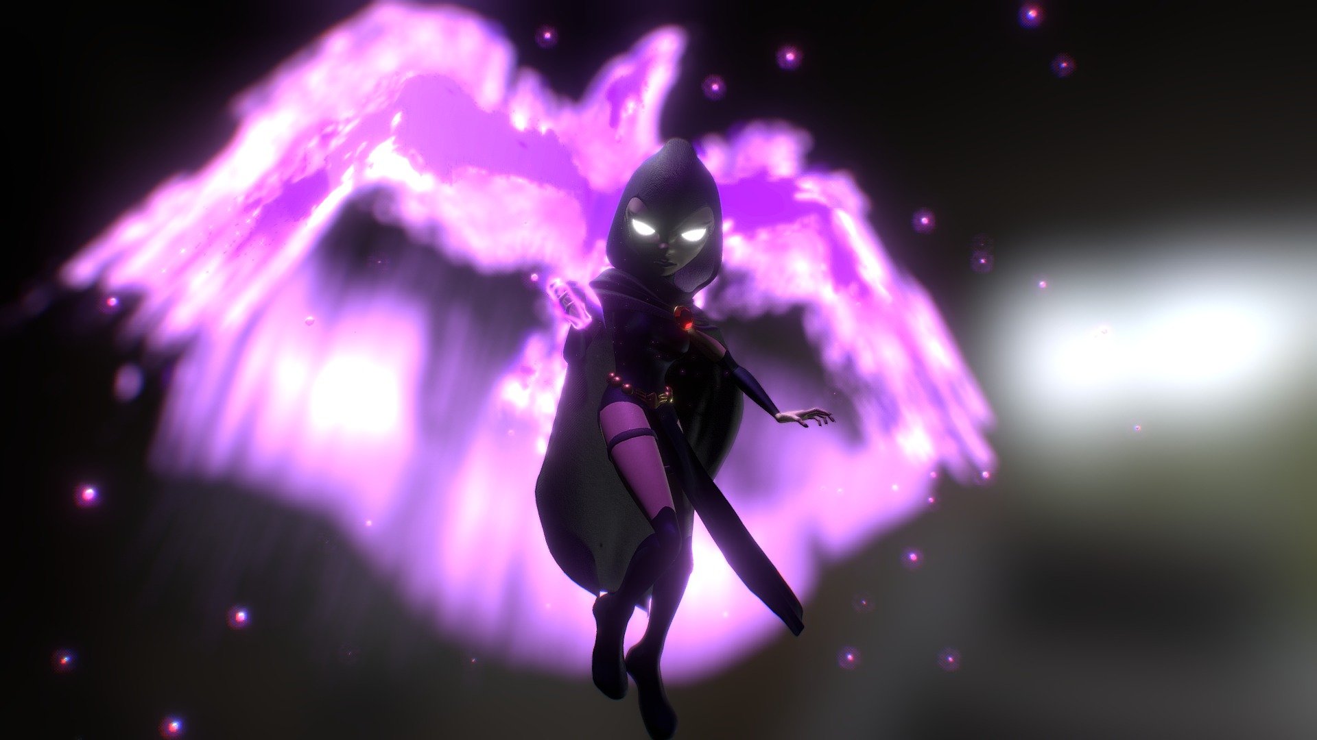 Raven - 3D printable model (DC teen titans)