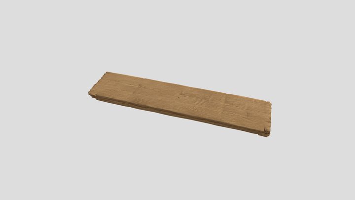 Wooden Plank 3d Model – Modello 3D gratuito STL