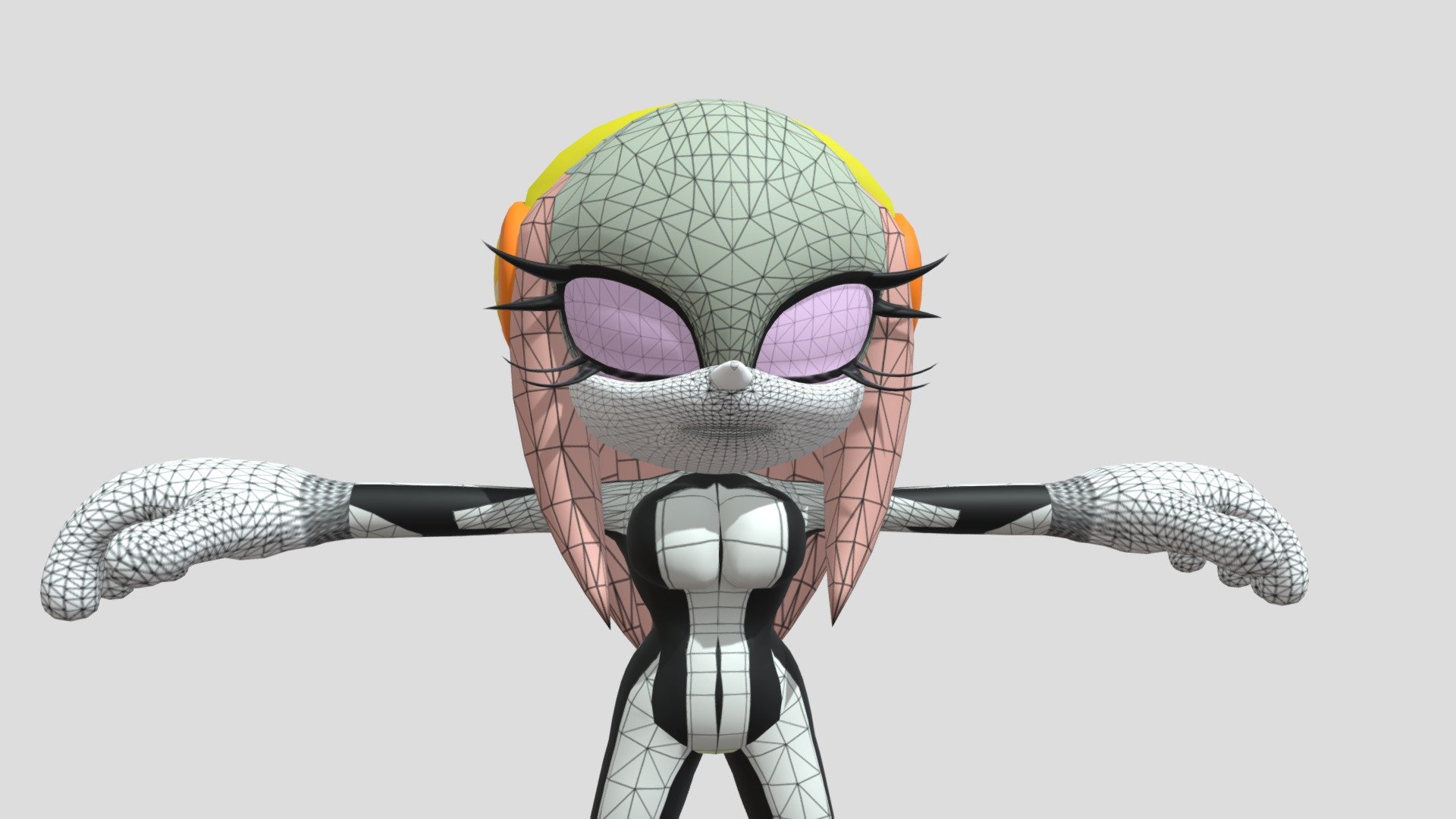 Zeta the Robot Echidna - Download Free 3D model by