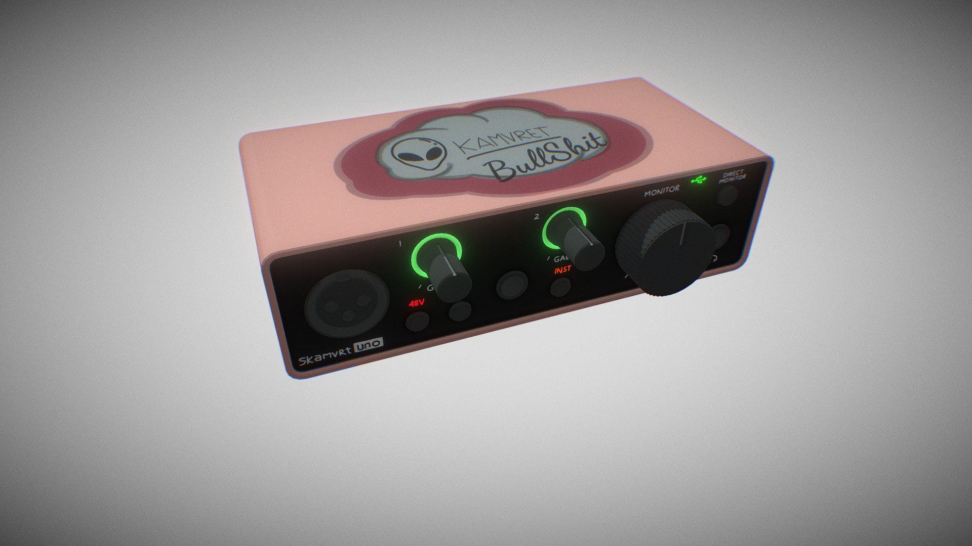 Audio Interface Download Free 3D model by Andre Malaha (Ndego101