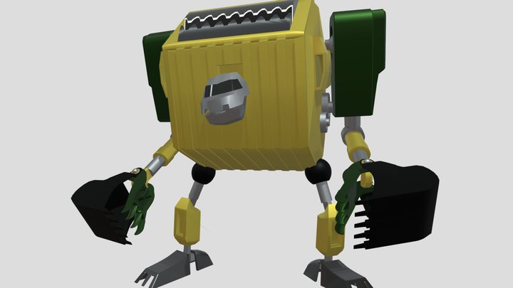 Gertrude - Junk-o-Tron 3D Model