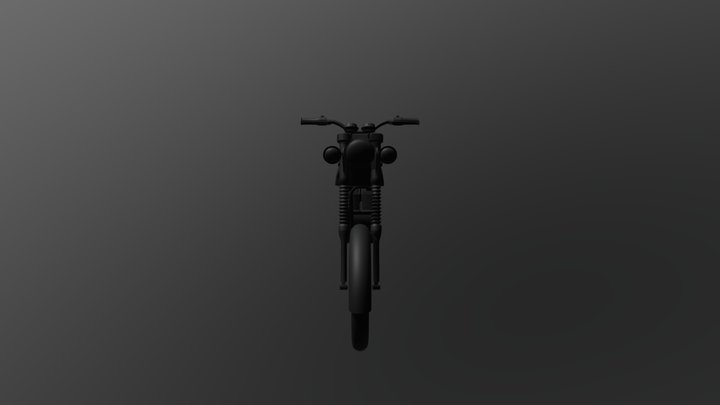 Motorcycle Honda cargo 150 3D Model