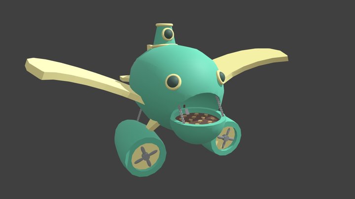 Flying Restaurant 3D Model