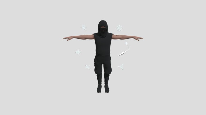 Ninja/Assasin 3D Model