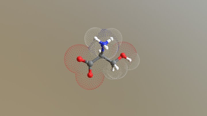 Serine 3D Model