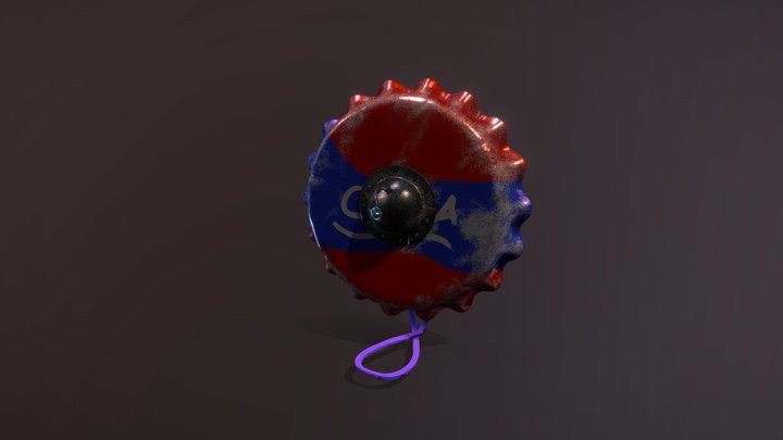 cap shield 3D Model