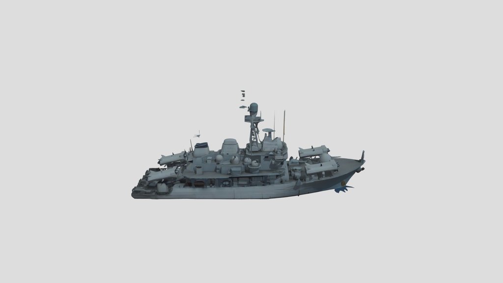 Missile Ship 3d model