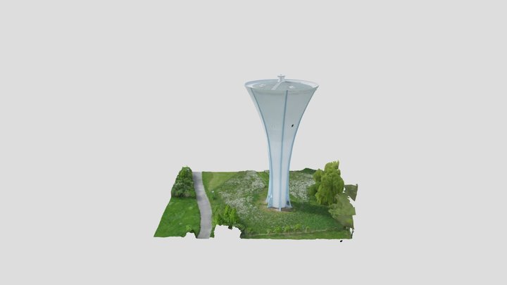 Réservoir d'Avion 3D Model