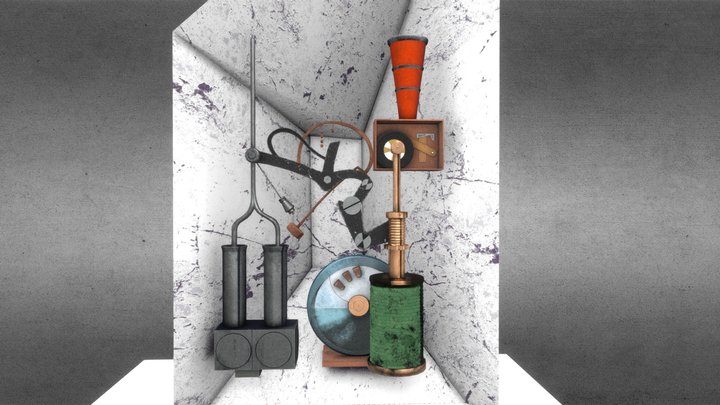 Love Parade by Francis Picabia re-imagining 3D Model
