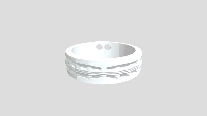 Skull Ring Design 3D Model