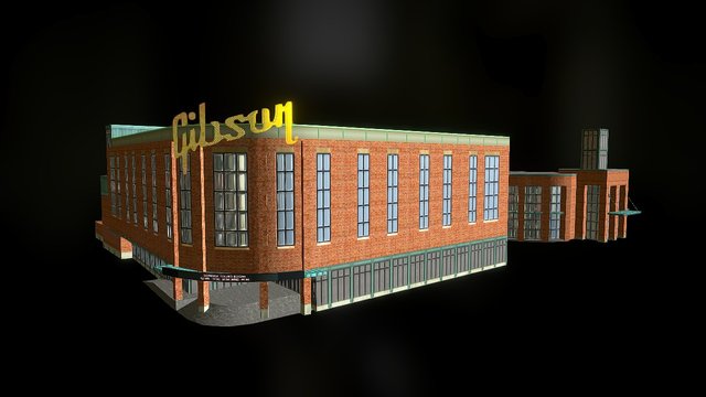 Gula's Gibson Factory 3D Model