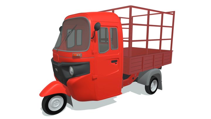 Pickup Mini Truck Carrier 3D Model