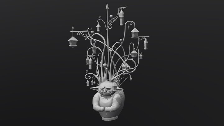 Lantern Troll WIP 3D Model
