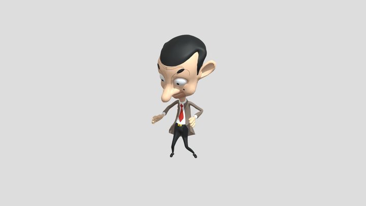 Mr Bean For Unity Silly Dancing 3D Model