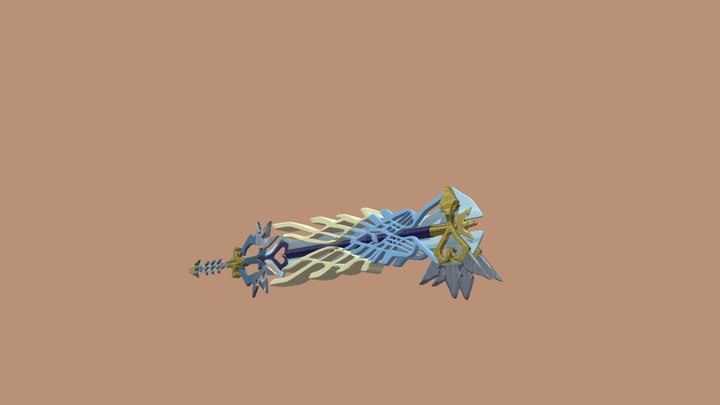 Kingdom of Hearts 2 Ultima Keyblade 3D Model