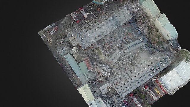 維冠大樓倒塌 3D Model