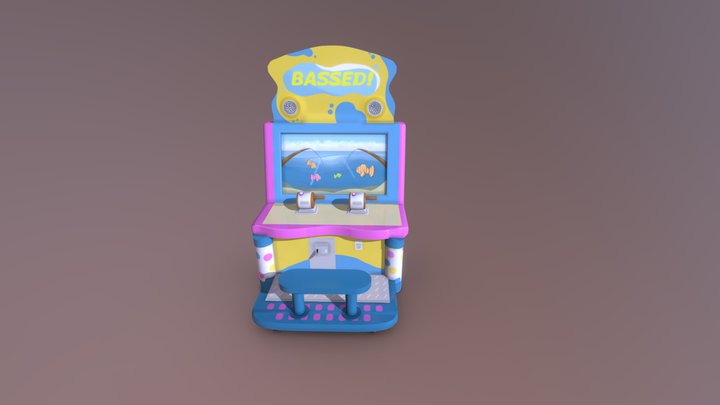 BASSED! Arcade cabinet 3D Model