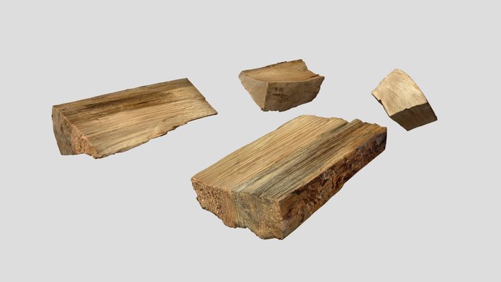 Wood Pack 002 3D Model