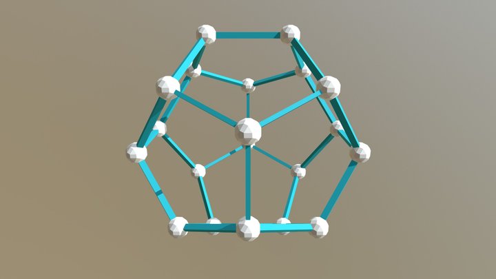 20 30 1 Dodecahedron 3D Model