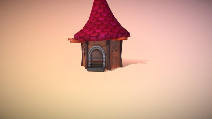 Fantasy medieval house 3D Model